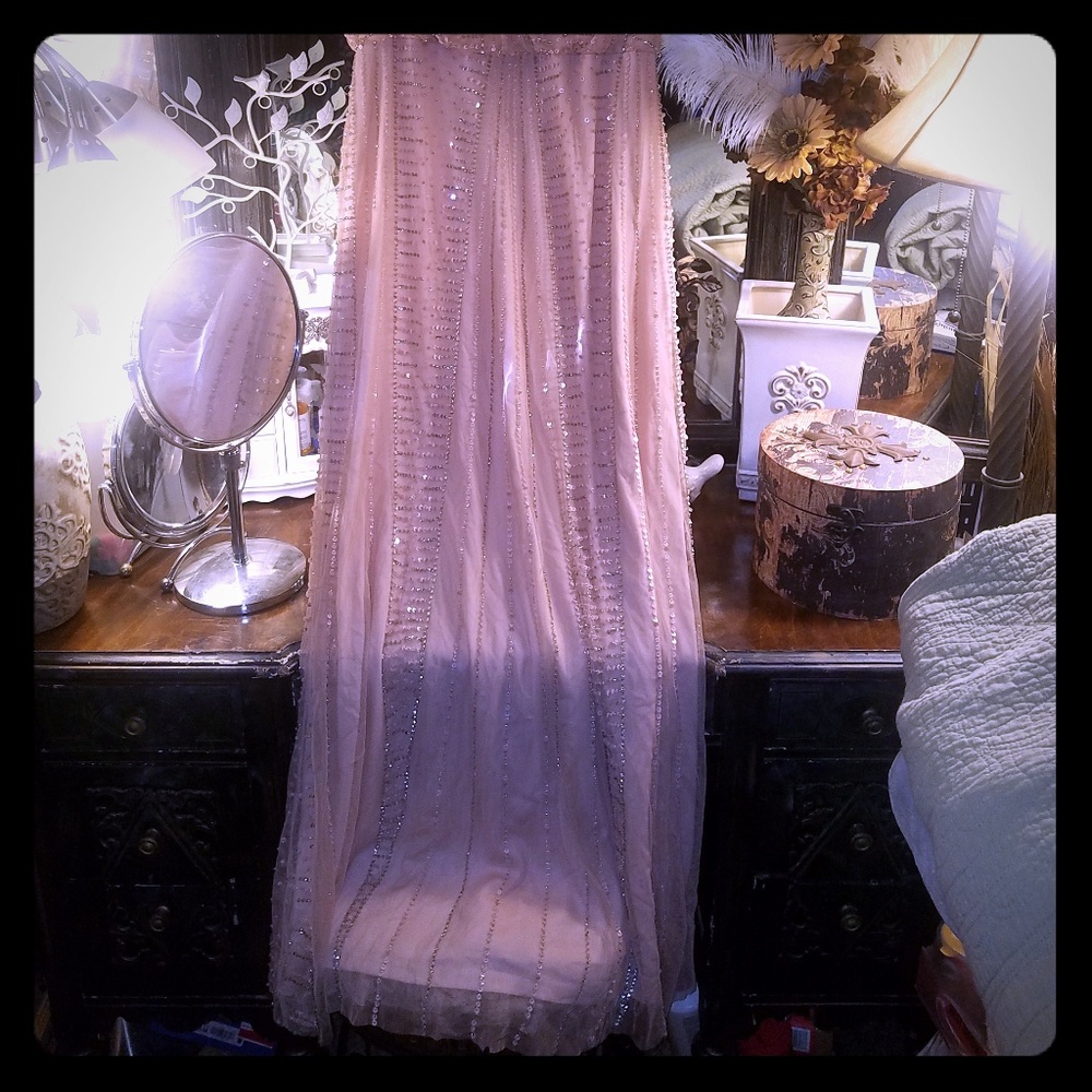 Like new beautiful sparkling sz 12 evening gown